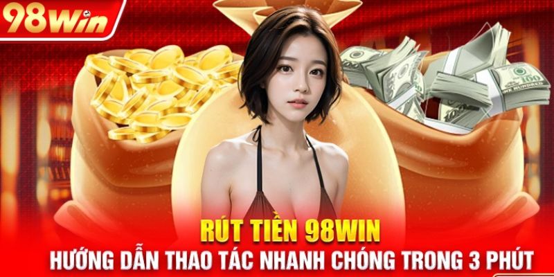 Hướng dẫn thao tác rút tiền 98win dành cho newbie 